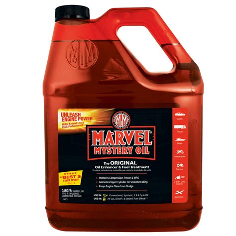 Drivers notice the engine also operates quieter and with reduced drag. . Other uses for marvel mystery oil